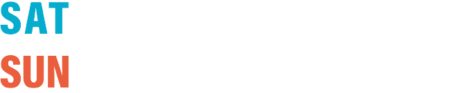 SAT 11:00〜21:00 SUN 11:00〜16:00 雨天決行 荒天中止